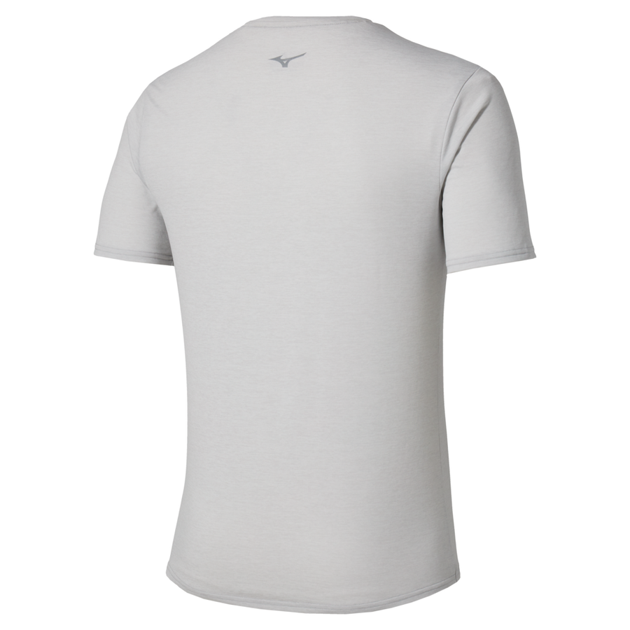 Mizuno Core Runbird Short Sleeve Tee Vapor Silver